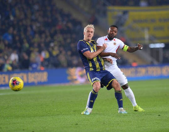 Max Kruse of Fenerbahce during the Turkish super league football match between Fenerbahce and Genclerbirligi at Ulker Stadium in Istanbul , Turkey on December 06 , 2019. 