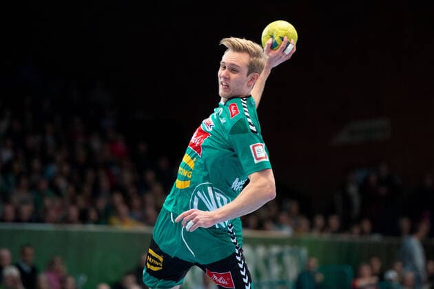 Minden, Germany 22 12 2019 1 Handball Bundesliga 2019 2020 GWD Minden vs. Bergischer HC Marian Michalczik Minden Minden North Rhine-Westphalia Germany Kampa Halle
