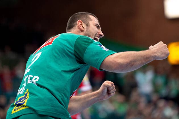 Minden, Germany 22 12 2019 1 Handball Bundesliga 2019 2020 GWD Minden vs Bergischer HC Lucas Champion Minden Minden Minden North Rhine-Westphalia Germany Kampa Halle
