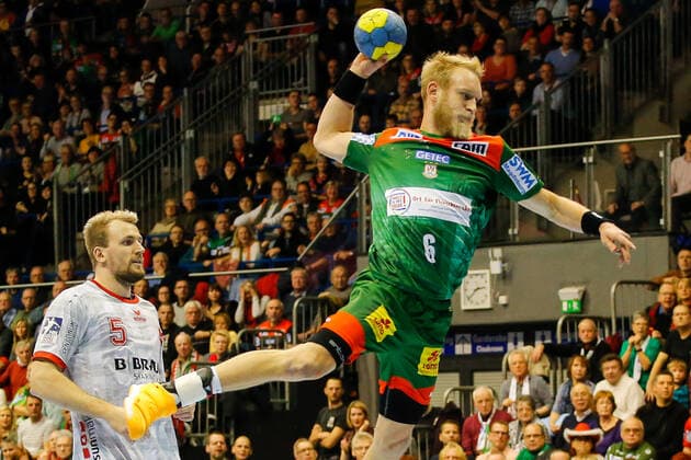 22 12 2019, xgox, Handball Liqui Moly HBL, SC Magdeburg MT Melsungen emspor, v l GETEC Arena