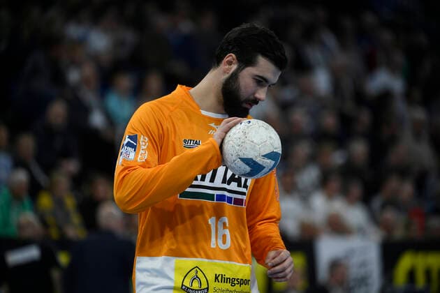 Tibor Ivanisevic Wetzlar, 16 , Handball Bundesliga, Liqui Moly HBL, Men, 18 Matchday, THW Kiel vs HSG Wetzlar, 22 12 19 Kiel Sparkassen Arena Schleswig Holstein Germany
