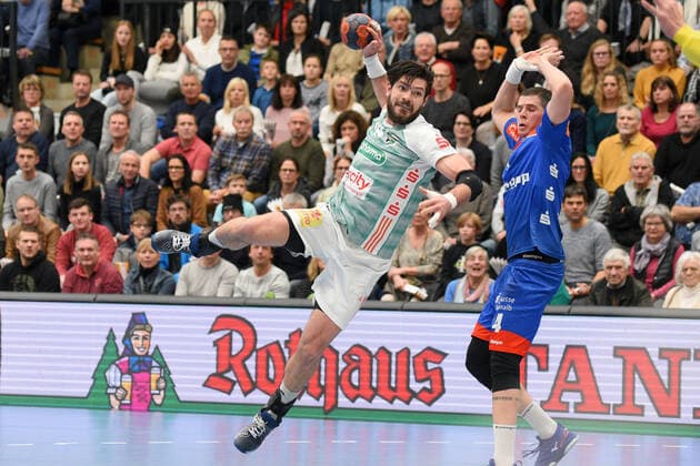 Evgeni Pevnov TSV Hannover Burgdorf 14 Handball, Men, DKB , LIQUI MOLY Handball Bundesliga, 22 12 2019, Photo TBaur Eibner HBW Balingen Weilstetten vs TSV Hannover Burgdorf Balingen Copyright: xBaur xEibner-Pressefotox EP_Toba