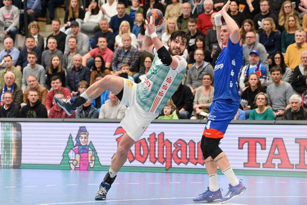 Evgeni Pevnov TSV Hannover Burgdorf 14 Handball, Men, DKB , LIQUI MOLY Handball Bundesliga, 22 12 2019, Photo TBaur Eibner HBW Balingen Weilstetten vs TSV Hannover Burgdorf Balingen Copyright: xBaur xEibner-Pressefotox EP_Toba