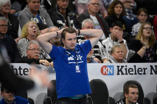 THW Coach Filip Jicha, Handball Bundesliga, Liqui Moly HBL, Men, 18 Matchday, THW Kiel vs HSG Wetzlar, 22 12 19 Kiel Sparkassen Arena Schleswig Holstein Germany