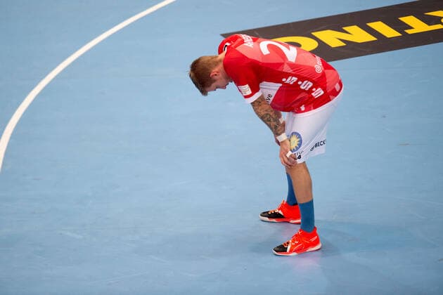 Minden, Germany 22 12 2019 1 Handball Bundesliga 2019 2020 GWD Minden vs Bergischer HC Linus Arnesson, Bergischer HC Minden North Rhine-Westphalia Germany Kampa Halle