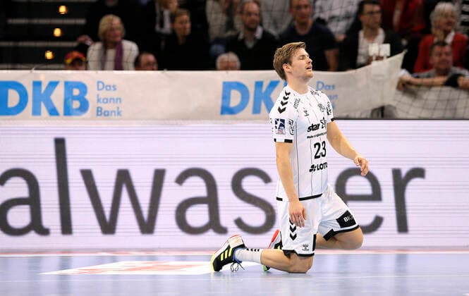 Photo Loser faces near Kiel, here Rune Dahmke devastated Handball Men 1 Bundesliga am So 22 12 2019 THW Kiel HSG Wetzlar 20 27