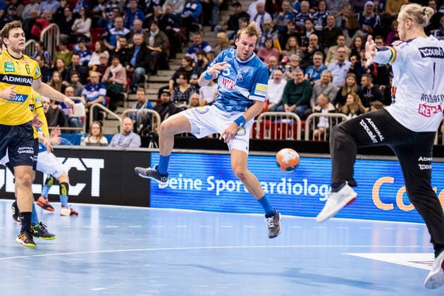 1 Handball Bundesliga Bergischer HC Rhein Neckar Loewen 26 12 2019 Max Darj 5, Bergischer Handball Club , Mikael Alf Appelgren 1, Rhein Neckar Loewen , 1 Handball Bundesliga, Bergischer HC Rhein Neckar Loewen, ISS Dome, Duesseldorf Copyright: xBEAUTIFULxSPORTS Wunderlx