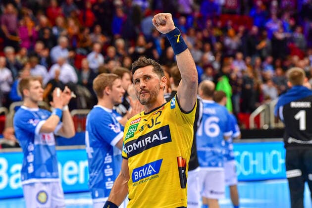LIQUI MOLY Handball Bundesliga 2019 2020 26 12 2019 Bergischer HC Rhein Neckar Löwen, ISS Dome Düsseldorf Alexander Petersson RNL, 32 Matchwinner Jubilation Victory away win, 26 12 2019, Düsseldorf Germany , Handball, Bundesliga, Bergischer HC Rhein Neckar Löwen xshx