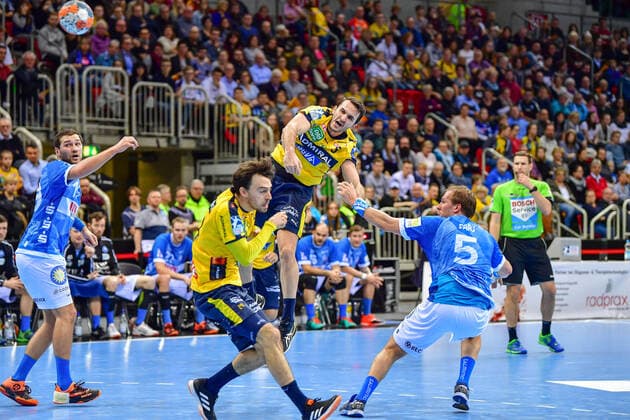 LIQUI MOLY Handball Bundesliga 2019 2020 26 12 2019 Bergischer HC Rhein Neckar Löwen, ISS Dome Düsseldorf Romain Lagarde RNL, 8 Goal Throw Victory Away Wille Action, 26 12 2019, Düsseldorf Germany , Handball, Bundesliga, Bergischer HC Rhein Neckar Löwen xshx