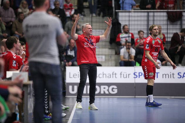 Kay Rothenpieler Trainer ASV Hamm Westfalen GER, Handball, 2 Bundesliga, ASV Hamm Westfalen against SG BBM Bietigheim, 26 12 2019 Hamm Copyright: xStrohdiekx Eibner-Pressefotox EP_jsk