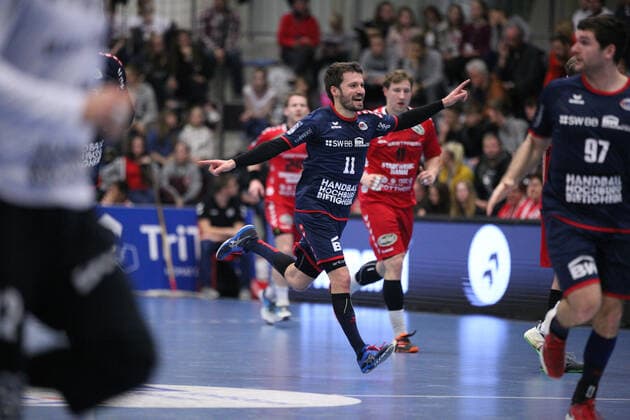 Christian Schaefer SG BBM Bietigheim 11 GER, Handball, 2 Bundesliga, ASV Hamm Westphalia vs. SG BBM Bietigheim, 26 12 2019 Hamm Copyright: xStrohdiekx Eibner-Pressefotox EP_jsk