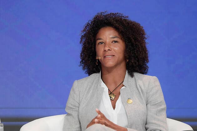 Foto Fabio Ferrari - LaPresse 28 Dicembre 2019 Dubai ( Emirati Arabi ) 14ma edizione di Dubai International Sports Conference - Second Session - Empowering Women in Football - Globe Soccer Award 2019 Nella foto:Sara gama photo Fabio Ferrari LaPresse December 28, 2019 Dubai (Unated Arab Emirate) Sport 13th edition of the Dubai International Sports Conference - Second Session - Empowering Women in Football - Globe Soccer Award 2019 In the pic:Sara gama  Copyright: xFabioxFerrari LaPresse LaPresse x