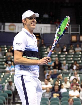 December 28, 2019 - Sam Querrey reacts to a play in a mixed doubles exhibition match at the Hawaii Open invitational tournament between teams Danielle Collins Sam Querrey and Yanina Wickmayer Christian Harrison at the Stan Sheriff Center in Honolulu, HI - CSM Tennis 2019: Hawaii Open DEC28 - ZUMAc04_ 20191228_zaf_c04_514 Copyright: xMichaelxSullivanx