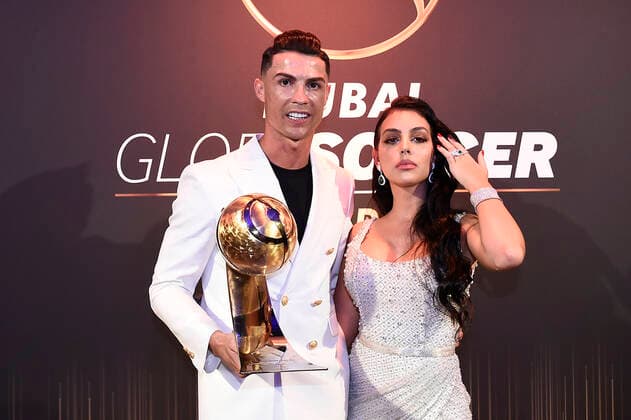 Foto Fabio Ferrari - LaPresse 29 Dicembre 2019 Dubai ( Emirati Arabi ) Globe Soccer Award 2019 - Undicesima Edizione. Nella foto: Cristiano Ronaldo, Georgina Rodriguez photo Fabio Ferrari LaPresse December 29, 2019 Dubai (Unated Arab Emirate) Sport Globe Soccer Award 2016 - 11th Edition. In the pic: Cristiano Ronaldo, Georgina Rodriguez  Copyright: xFabioxFerrari LaPressex