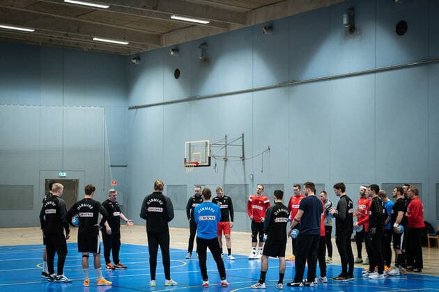 Denmarks mens handball national team train at Idraettens House in Broendby, Monday, December 30, 2019, Broendby Denmark,  Copyright: RitzauxScanpix NielsxChristianxVilmannx COP101 spdk20191230-115755-L