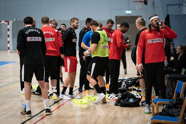 Denmarks mens handball national team train at Idraettens House in Broendby, Monday, December 30, 2019, Broendby Denmark,  Copyright: RitzauxScanpix NielsxChristianxVilmannx COP101 spdk20191230-115848-L