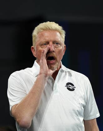 ATP, Tennis Herren CUP BRISBANE DAY 1, Germany ATP Cup captain Boris Becker is seen during the singles match between Alex de Minaur of Australia and Alexander Zverev of Germany on day 1 of the ATP Cup tennis tournament in Brisbane, at Pat Rafter Arena, Brisbane, Friday, January 3, 2020. ( NO ARCHIVING, EDITORIAL USE ONLY, NO USE IN BOOKS WITHOUT CONSENT BRISBANE QLD AUSTRALIA  Copyright: xDAVExHUNTx 20200104001440164493
