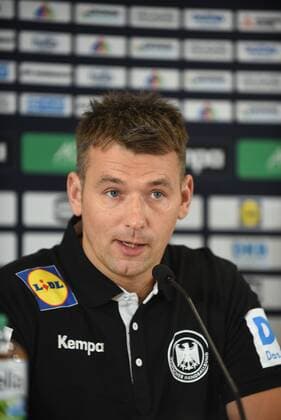 03 01 2019 Frankfurt am Main, Press conference to announce the German Handball Federations line-up for the EHF EURO 2020 Handball National Coach Christian Prokop