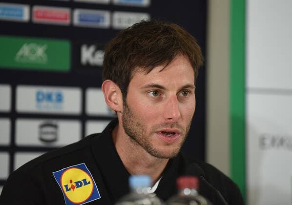 03 01 2019 Frankfurt am Main, Press conference to announce the German Handball Federations line-up for the EHF EURO 2020 Handball National Player Uwe Gensheimer