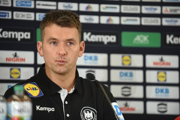 03 01 2019 Frankfurt am Main, Press conference to announce the German Handball Federations line-up for the EHF EURO 2020 Handball National Coach Christian Prokop