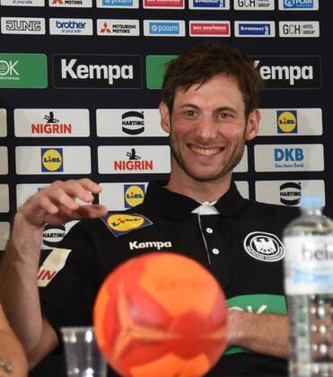 03 01 2019 Frankfurt am Main, Press conference to announce the German Handball Federations line-up for the EHF EURO 2020 Handball National Player Uwe Gensheimer