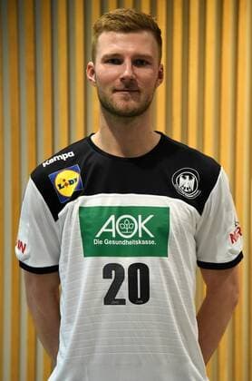 03 01 2019 Frankfurt am Main, announcement of the German Handball Federations line-up for the EHF EURO 2020 A National Handball Team Squad Philipp Weber 20, CEF