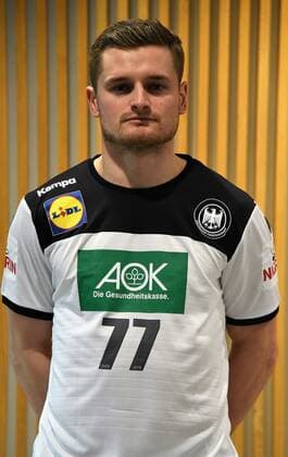 03 01 2019 Frankfurt am Main, announcement of the German Handball Federations line-up for the EHF EURO 2020 A National Handball Team Squad Kevin Schmidt 77, CEF