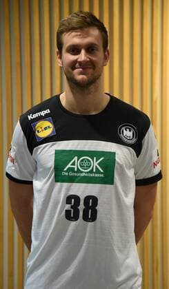 03 01 2019 Frankfurt am Main, announcement of the German Handball Federations line-up for the EHF EURO 2020 A National Handball Team Squad Fabian Böhm 38, GER
