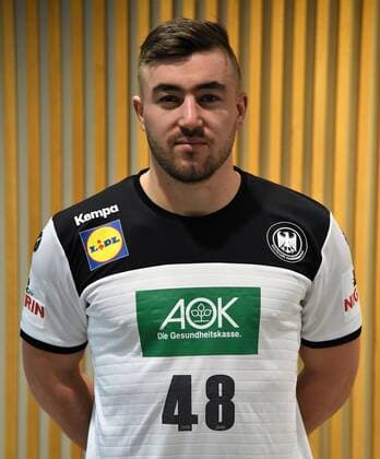 03 01 2019 Frankfurt am Main, announcement of the German Handball Federations line-up for the EHF EURO 2020 A National Handball Team Squad Jannik Kohlbacher 48, CEF