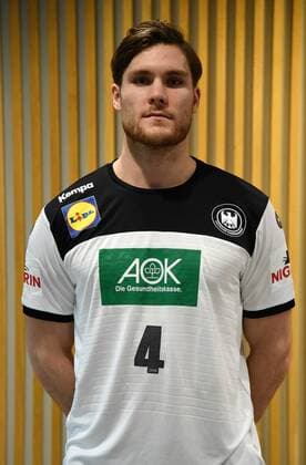 03 01 2019 Frankfurt am Main, announcement of the German Handball Federations line-up for the EHF EURO 2020 A National Handball Team Johannes Golla 4, GER