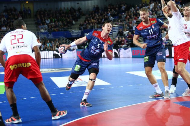 Handball, Länderspiel, Dänemark - Norwegen Sander Sagosen (Norvege) HANDBALL : Danemark vs Norvege - Golden League - 1ere journee - 03 01 2020 KevinDomas Panoramic 