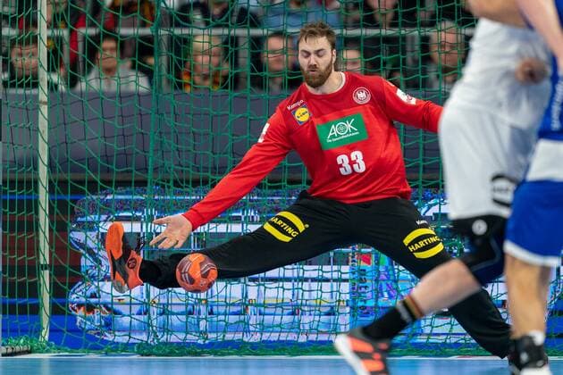 Handball Mannheim 04 01 2020 International DHB EM Preparation Germany GER Island ISL Andreas Wolff Germany, TW, No 33