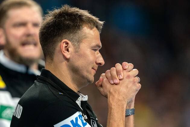 Handball Mannheim 04 01 2020 International match DHB EM preparation Germany GER Island ISL Christian Prokop Germany, Coach