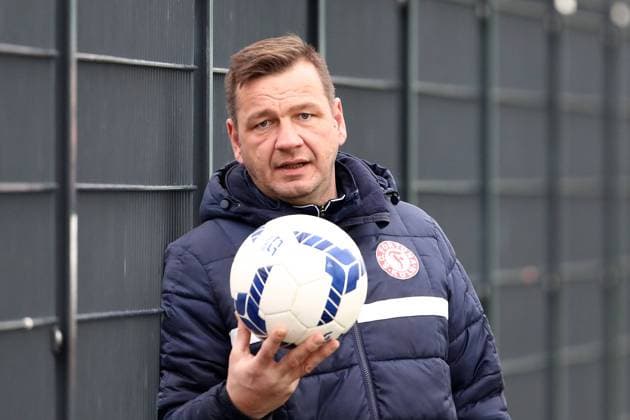 Sport SC Fortuna Köln 4 Liga Südstadion Training kick-off for the second half of the season Goalkeeping coach Georg Koch Fortuna 05 01 2020 Picture