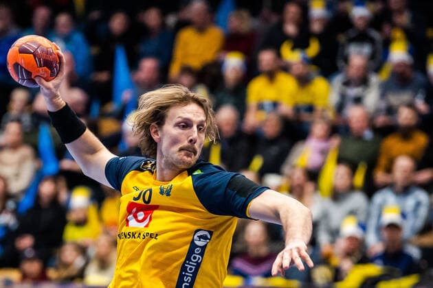 200105 Swedens Jesper Nielsen during the handball training match between Sweden and Egypt on January 5, 2020 in Jönköping,  Copyright: JÖRGENxJARNBERGER BB200105JJ010