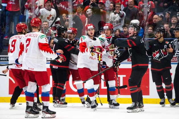 200105 Yegor Zamula of Russia during the 2020 IIHF World Junior Championship gold medal game between Canada and Russia on January 5, 2020 in Ostrava Photo Simon Hastegard BILDBYRAN code SH 180176 ice hockey ice hockey u20 jvm jvm 2020 jvm 19 20 iihf world junior championship world juniors bbeng final canada russia depp,  Copyright: SIMONxHASTEGARD BB200105ZQ015