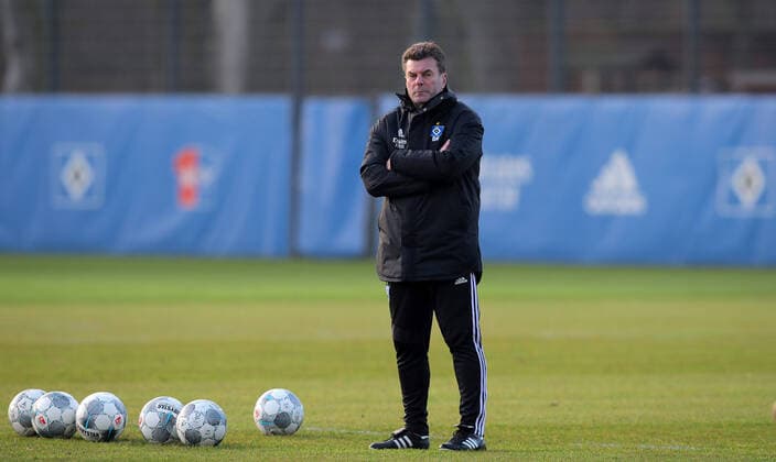 2 League Season 2019 2020 Hamburger SV Training 07 01 2020 Hamburger SV Training 07 01 2020 Trainer Dieter Hecking Hamburger SV