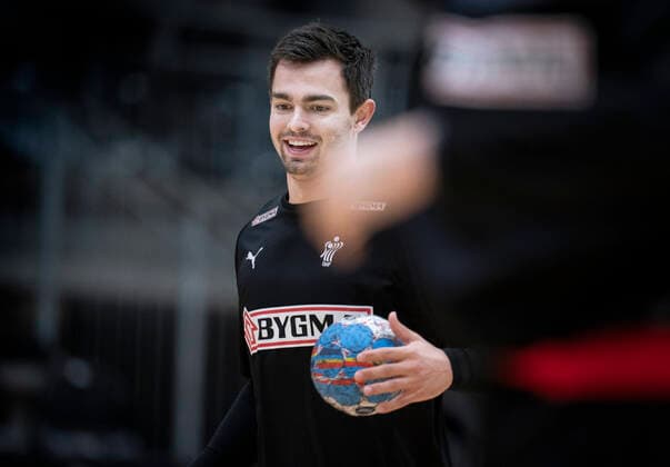 at the handball national team training in Frederiksberg Hall on Wednesday, January 8, 2020, Copenhagen Denmark,  Copyright: Ritzau Scanpix LiselottexSabroex COP101 spdk20200108-124858-L