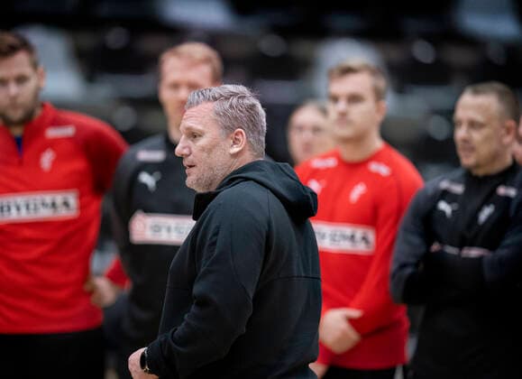 Country coach Nikolaj Jacobsen at the handball team training in Frederiksberg Hall on Wednesday, January 8, 2020, Copenhagen Denmark,  Copyright: Ritzau Scanpix LiselottexSabroex COP101 spdk20200108-141317-L