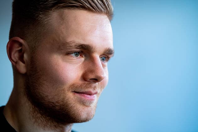 200108 Tom Kare Nikolaisen of Norway during a press event ahead of the EHF European Handball Championship on January 8, 2020 in Trondheim Photo Vegard Wivestad Grott BILDBYRAN code VG 170452 bbeng handball handball handball handball em 2020 european mens handball championship 2020 em 2020 handballs 2020 ehf euro 2020 norway norway,  Copyright: VEGARDxWIVESTADxGRoTT BB200108VG007