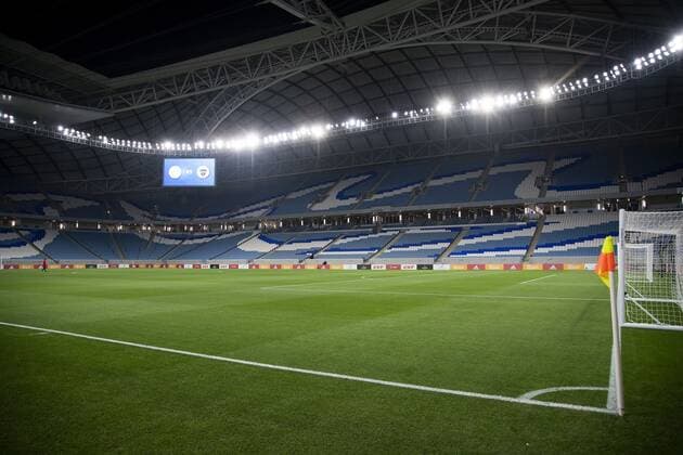 DOHA, 09-01-2020 , Al Janoub Stadium , Trainingscamp , friendly , season 2019 2020 , Stadium overview during the match Ajax - KAS Eupen Ajax - KAS Eupen (friendly)  x6160254x Copyright:
