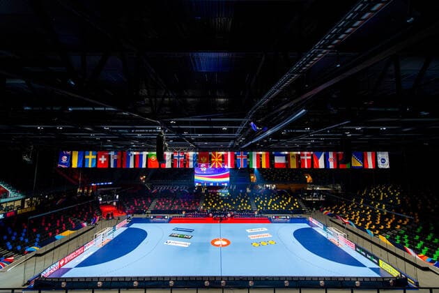 200109 General view of Trondheim Spectrum during day 1 of the EHF European Handball Championship on January 9, 2020 in Trondheim Photo Vegard Wivestad Grott BILDBYRAN code VG 170455 bbeng handball handball handball handball in 2020 european mens handball championship 2020 in 2020 handballs in 2020 ehf euro 2020 norway norway arena,  Copyright: VEGARDxWIVESTADxGRoTT BB200109VG030