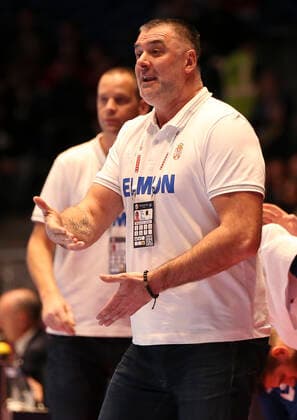 HANDBALL - EHF EURO 2020, BLR vs SRB GRAZ,AUSTRIA,09.JAN.20 - HANDBALL - EHF European Men s Handball Championship 2020, group stage, Belarus vs Serbia. Image shows head coach Perunicic Nenad (GER). GEPAxpictures xWolfgangxGrebien