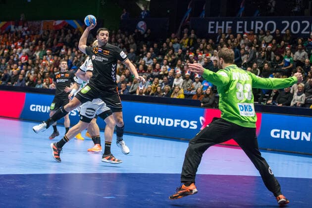 BENGHANEM Samir (Pays-Bas - Netherlands) HANDBALL : Championnat d Europe 2020 - Allemagne vs Pays bas - 01 09 2020 THEOPHILELaurent Panoramic 