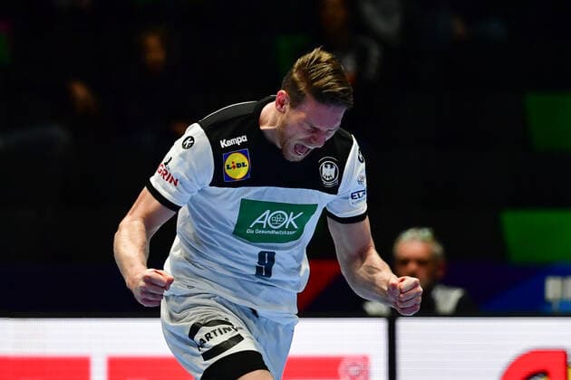 Handball EM Germany Netherlands on 09 01 2020 in the Nye Nidaro halls in Trondheim Tobias REICHMANN Germany xMNx