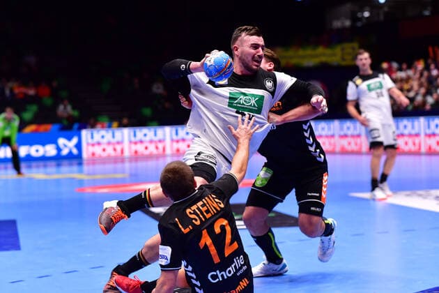Handball EM Germany Netherlands on 09 01 2020 in the Nye Nidaro halls in Trondheim Jannik KOHLBACHER Germany xMNx