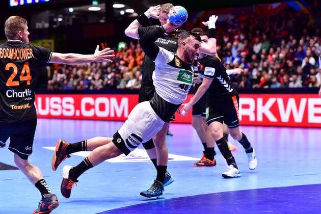 Handball EM Germany Netherlands on 09 01 2020 in the Nye Nidaro halls in Trondheim Jannik KOHLBACHER Germany xMNx