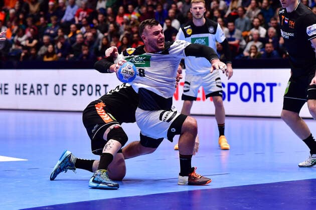 Handball EM Germany Netherlands on 09 01 2020 in the Nye Nidaro halls in Trondheim Jannik KOHLBACHER Germany xMNx