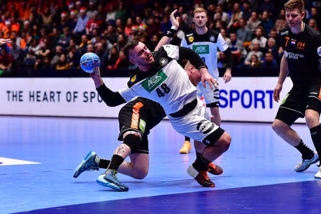 Handball EM Germany Netherlands on 09 01 2020 in the Nye Nidaro halls in Trondheim Jannik KOHLBACHER Germany xMNx