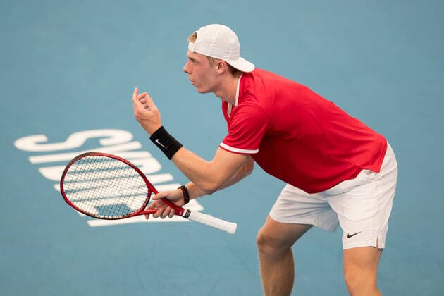 Denis Shapovalov of Canada during the 2020 ATP, Tennis Herren Cup Final Eight at the Ken Rosewall Arena, Sydney, Australia on 10 January 2020. Copyright: xPeterxDovganx 25840819